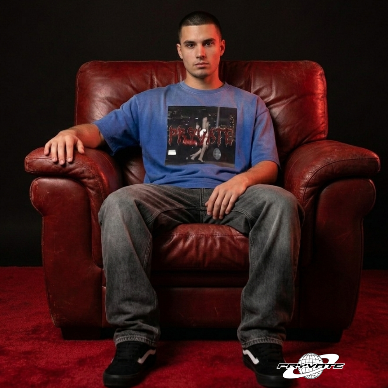 FOUND FOOTAGE TEE BLUE